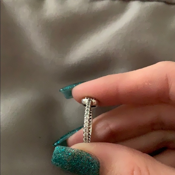 Authentic Pandora Round Sparkle Halo Ring - Picture 4 of 4